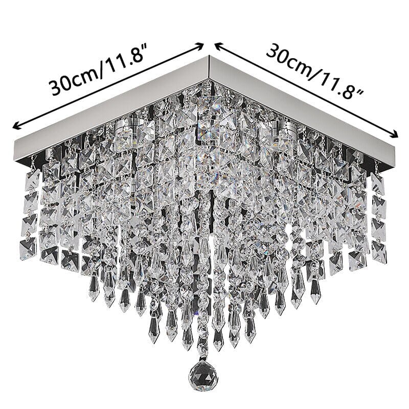 Chandeliers Classic K9 Crystal Square Chandelier sold by Fleurlovin, Free Shipping Worldwide