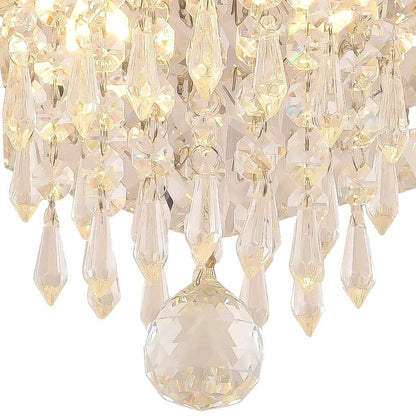 Chandeliers Classic K9 Crystal Square Chandelier sold by Fleurlovin, Free Shipping Worldwide