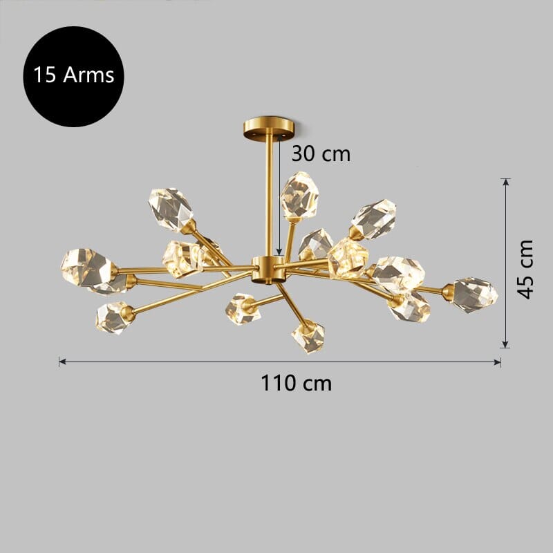 Chandeliers Como crystal chandelier sold by Fleurlovin, Free Shipping Worldwide