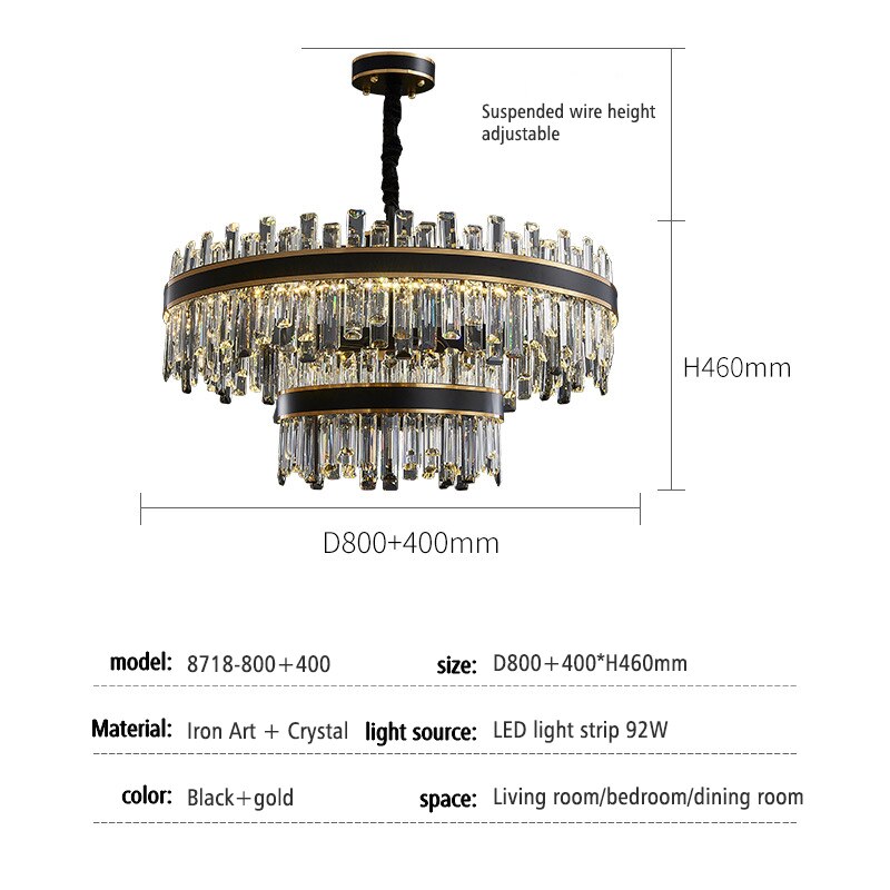 Chandeliers Crsytal Ayah Chandelier Collection sold by Fleurlovin, Free Shipping Worldwide