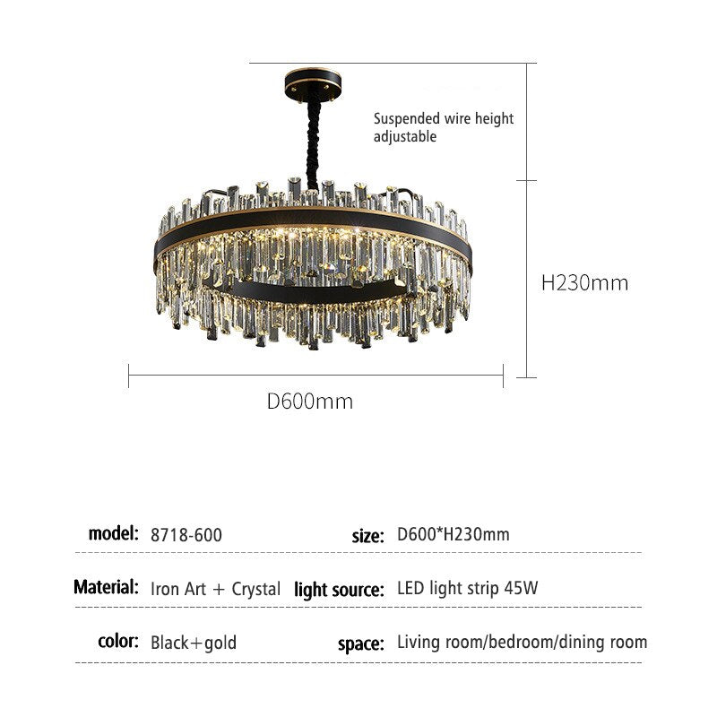 Chandeliers Crsytal Ayah Chandelier Collection sold by Fleurlovin, Free Shipping Worldwide