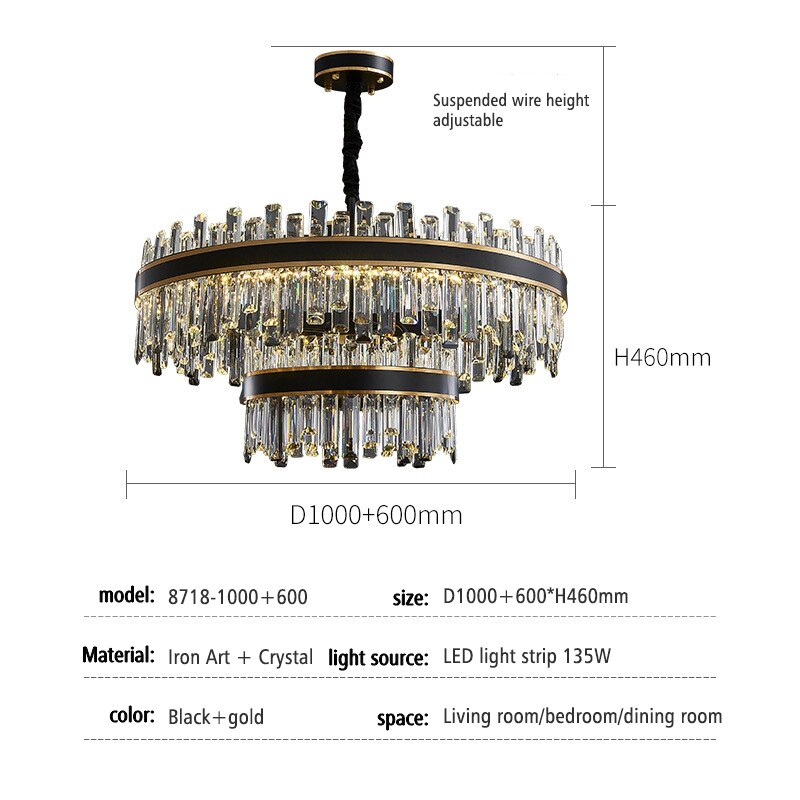 Chandeliers Crsytal Ayah Chandelier Collection sold by Fleurlovin, Free Shipping Worldwide