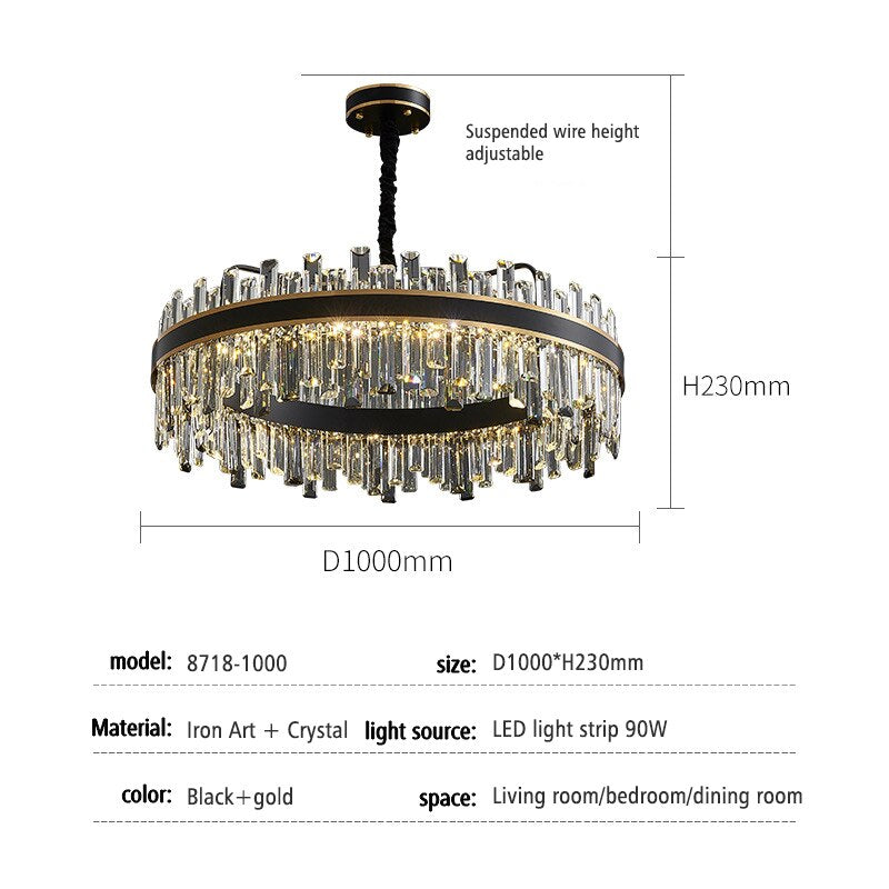 Chandeliers Crsytal Ayah Chandelier Collection sold by Fleurlovin, Free Shipping Worldwide