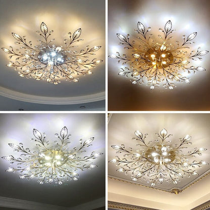 Chandeliers Crystal Flower Wall Chandelier sold by Fleurlovin, Free Shipping Worldwide