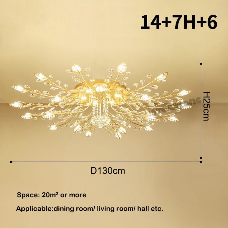 Chandeliers Crystal Flower Wall Chandelier sold by Fleurlovin, Free Shipping Worldwide