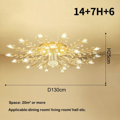 Chandeliers Crystal Flower Wall Chandelier sold by Fleurlovin, Free Shipping Worldwide