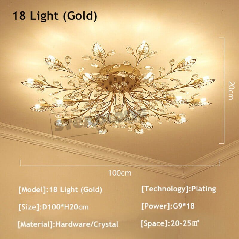 Chandeliers Crystal Flower Wall Chandelier sold by Fleurlovin, Free Shipping Worldwide