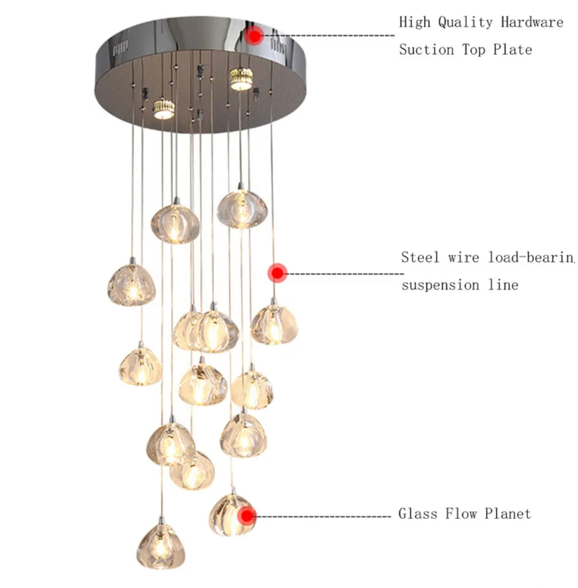 Chandeliers Crystal Walsh Chandelier sold by Fleurlovin, Free Shipping Worldwide