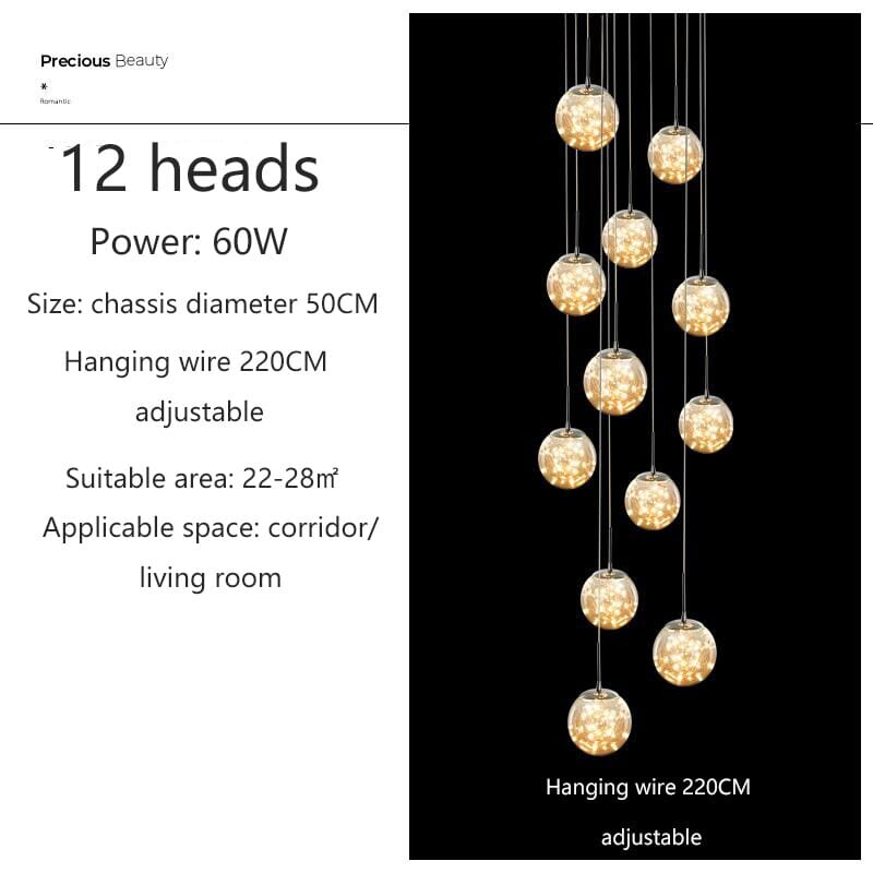 Chandeliers Glass Ball Ashante Chandelier sold by Fleurlovin, Free Shipping Worldwide