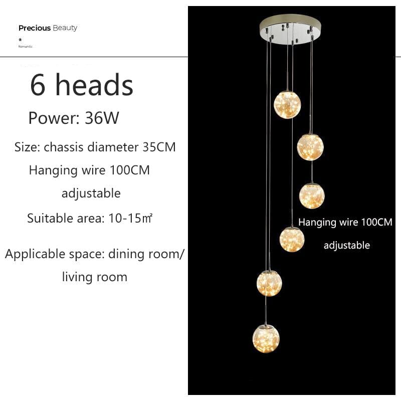 Chandeliers Glass Ball Ashante Chandelier sold by Fleurlovin, Free Shipping Worldwide