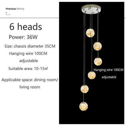 Chandeliers Glass Ball Ashante Chandelier sold by Fleurlovin, Free Shipping Worldwide