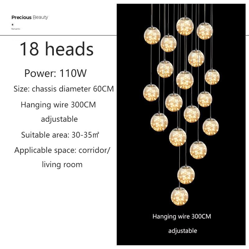 Chandeliers Glass Ball Ashante Chandelier sold by Fleurlovin, Free Shipping Worldwide