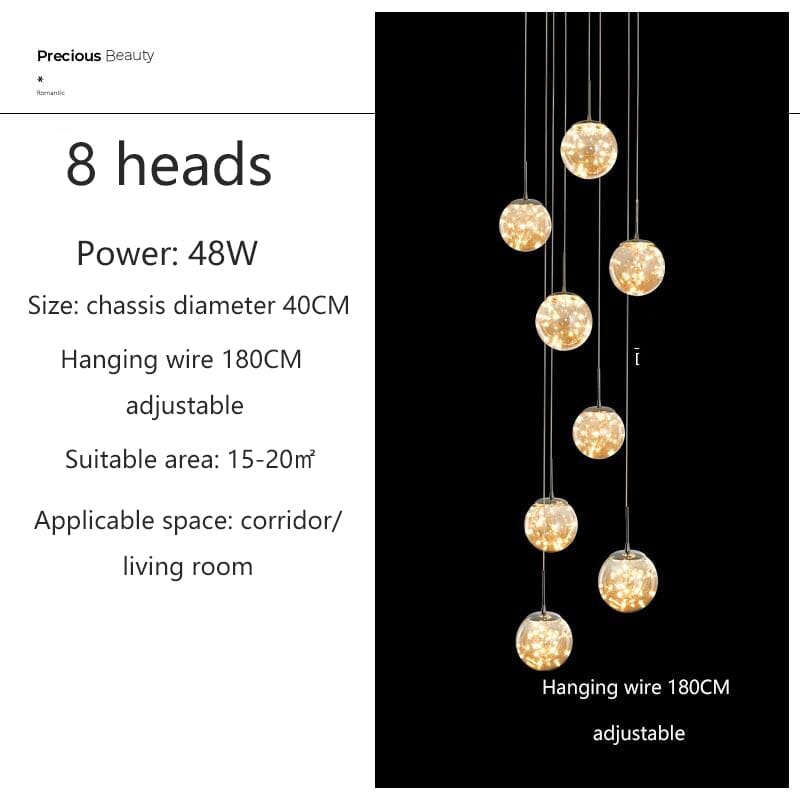 Chandeliers Glass Ball Ashante Chandelier sold by Fleurlovin, Free Shipping Worldwide