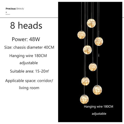 Chandeliers Glass Ball Ashante Chandelier sold by Fleurlovin, Free Shipping Worldwide