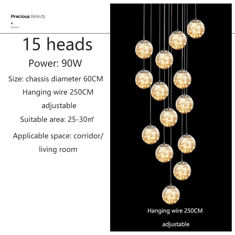 Chandeliers Glass Ball Ashante Chandelier sold by Fleurlovin, Free Shipping Worldwide