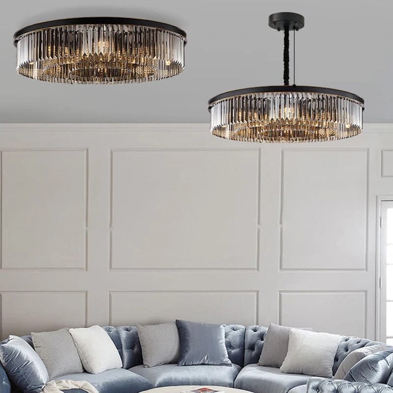 Chandeliers Grey Crystal Opulence chandelier sold by Fleurlovin, Free Shipping Worldwide