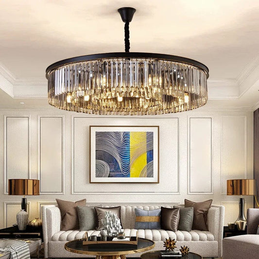 Chandeliers Grey Crystal Opulence chandelier sold by Fleurlovin, Free Shipping Worldwide