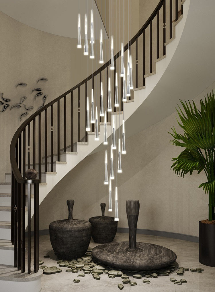 Chandeliers Luxury Droplet Foyer Pendant sold by Fleurlovin, Free Shipping Worldwide