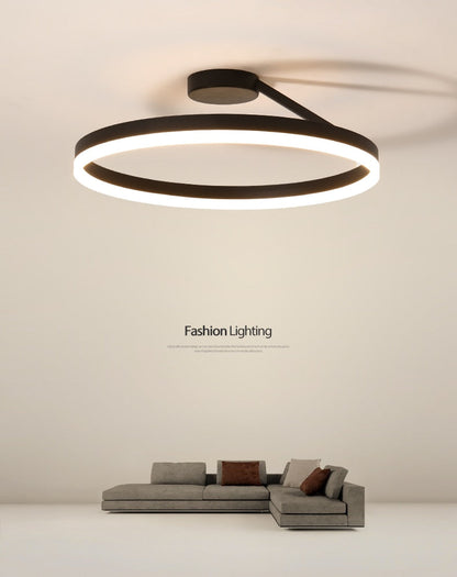 Chandeliers Modern Acrylic Ring Light sold by Fleurlovin, Free Shipping Worldwide