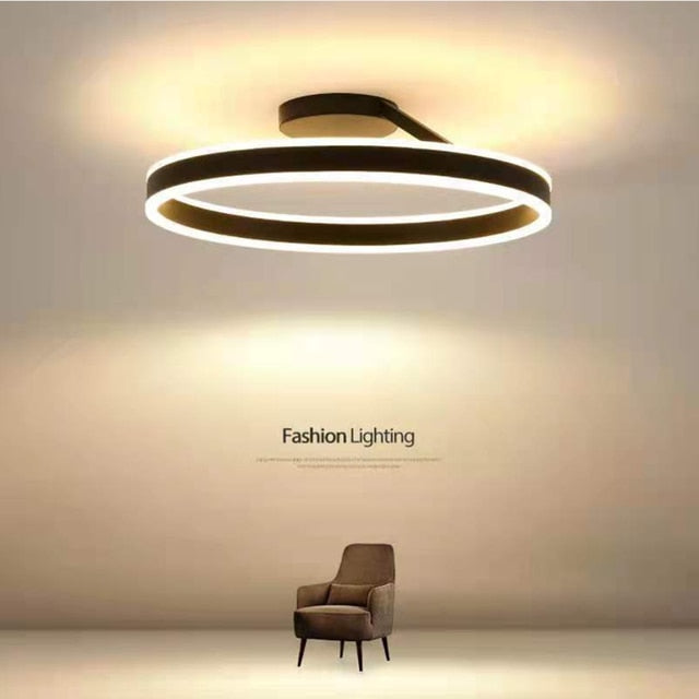 Chandeliers Modern Acrylic Ring Light sold by Fleurlovin, Free Shipping Worldwide