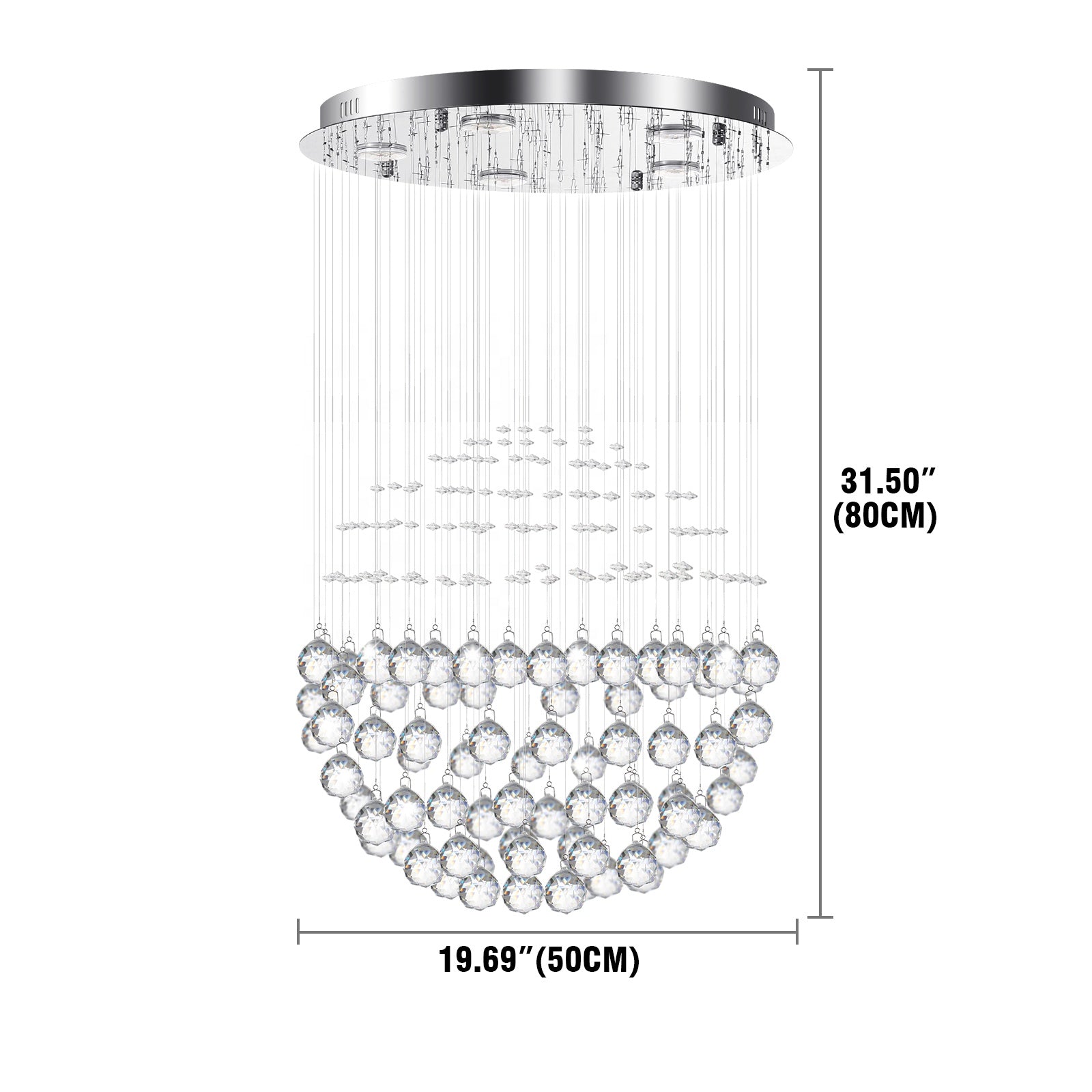 Chandeliers Modern Crystal Raindrop Chandelier sold by Fleurlovin, Free Shipping Worldwide