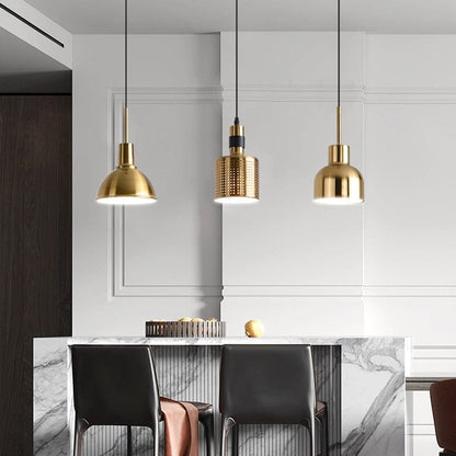 Chandeliers Nordic Designer Golden Pendant Lights sold by Fleurlovin, Free Shipping Worldwide