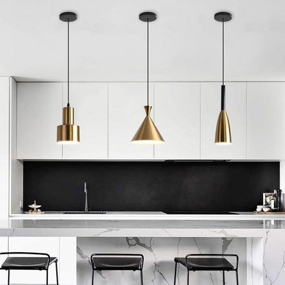 Chandeliers Nordic Designer Golden Pendant Lights sold by Fleurlovin, Free Shipping Worldwide