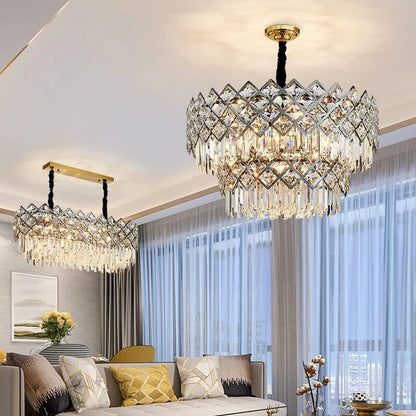 Chandeliers Opulent Crystal Chandelier sold by Fleurlovin, Free Shipping Worldwide