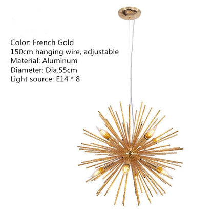 Chandeliers Postmodern firework chandelier sold by Fleurlovin, Free Shipping Worldwide