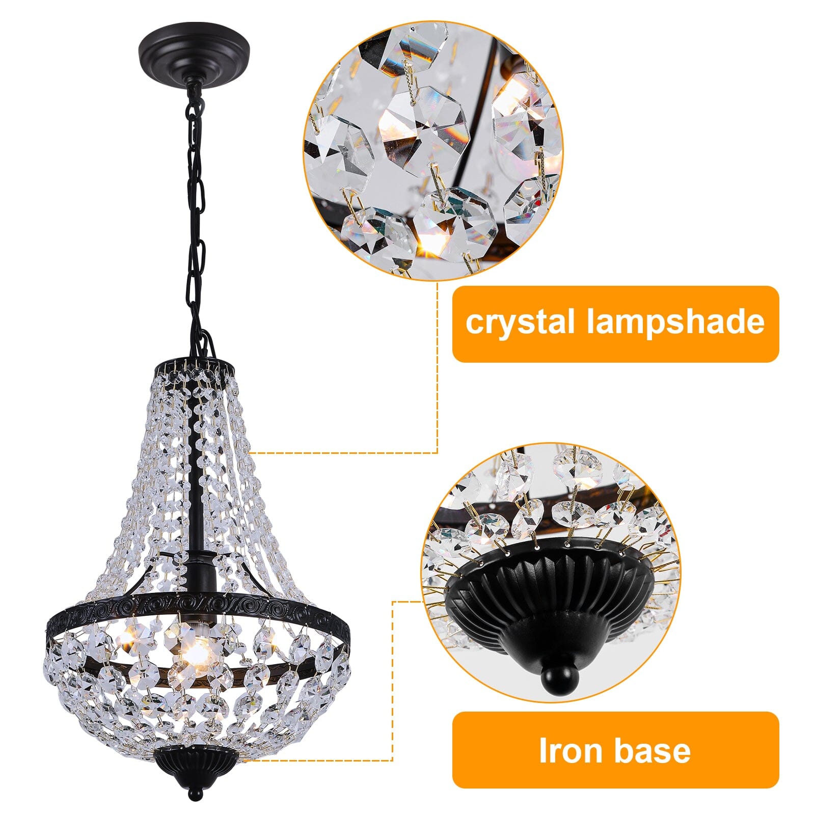 Chandeliers The Roman Drop sold by Fleurlovin, Free Shipping Worldwide