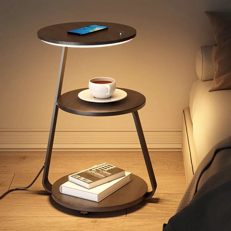  Chestnut Table Lamp & wireless charger sold by Fleurlovin, Free Shipping Worldwide