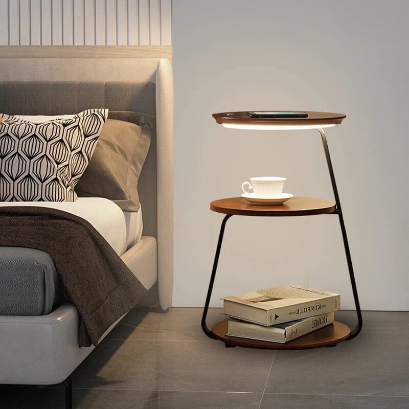  Chestnut Table Lamp & wireless charger sold by Fleurlovin, Free Shipping Worldwide