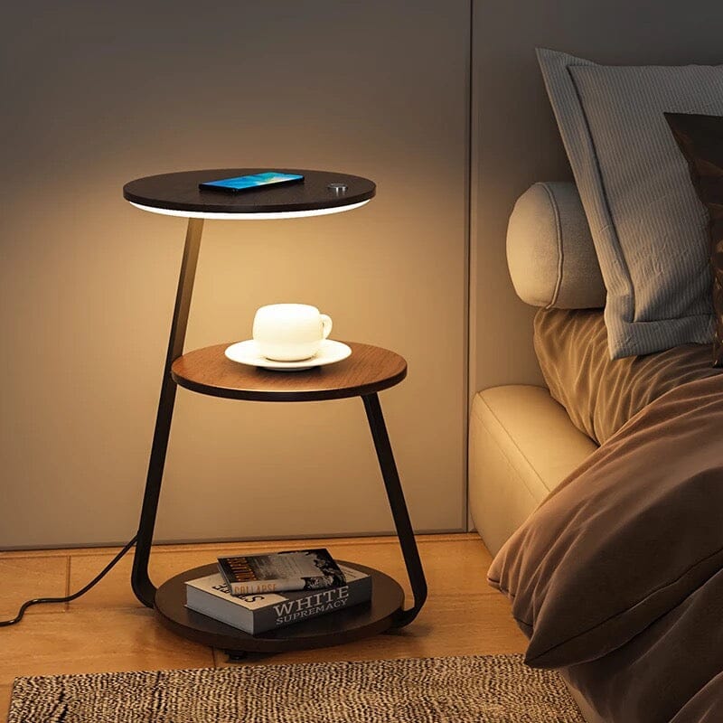  Chestnut Table Lamp & wireless charger sold by Fleurlovin, Free Shipping Worldwide