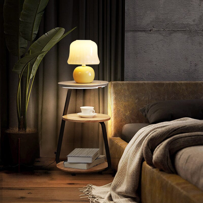  Chestnut Table Lamp & wireless charger sold by Fleurlovin, Free Shipping Worldwide