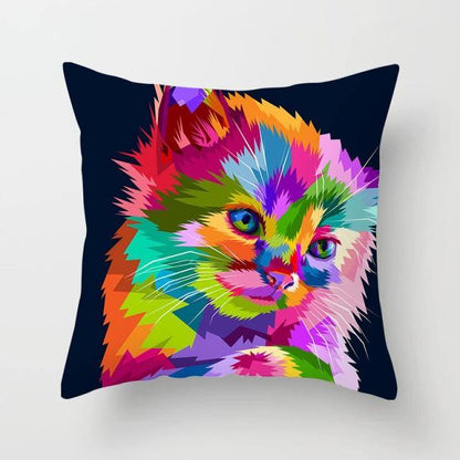  Color Cat Pillowcase sold by Fleurlovin, Free Shipping Worldwide