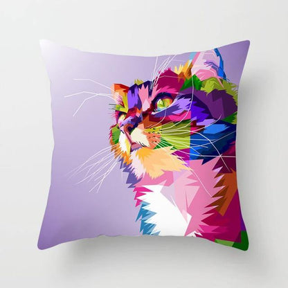  Color Cat Pillowcase sold by Fleurlovin, Free Shipping Worldwide