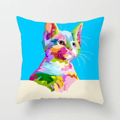  Color Cat Pillowcase sold by Fleurlovin, Free Shipping Worldwide