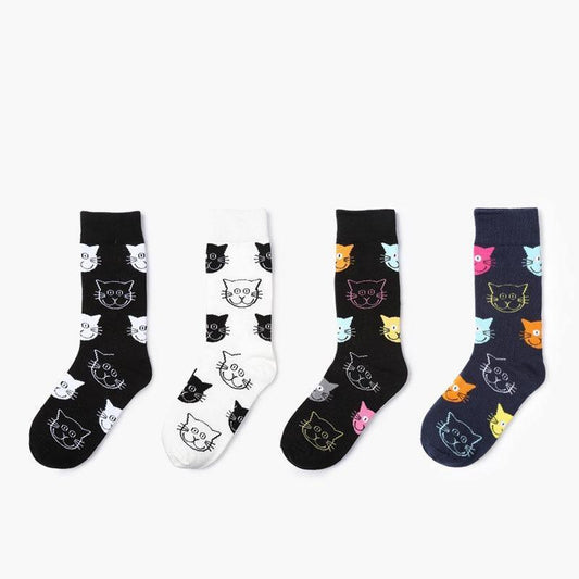  Colorful Cat Socks sold by Fleurlovin, Free Shipping Worldwide