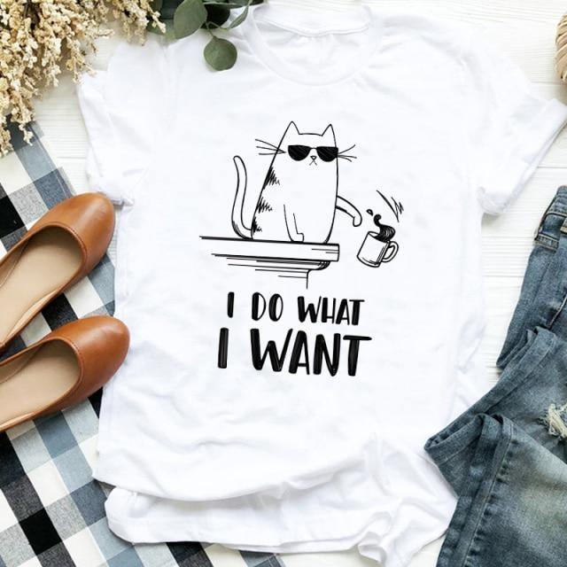  Cool Cat T-Shirt sold by Fleurlovin, Free Shipping Worldwide