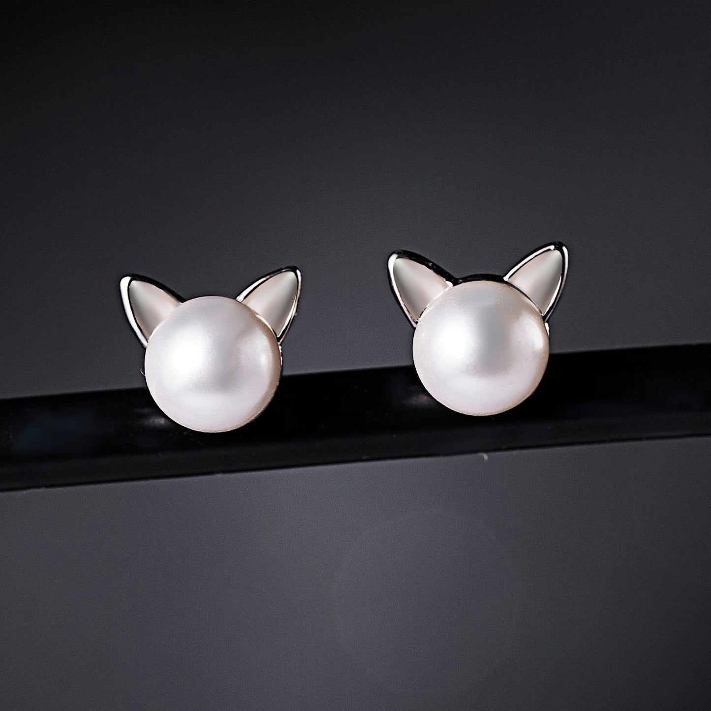  Crystal Cat Hollow Stud Earrings sold by Fleurlovin, Free Shipping Worldwide