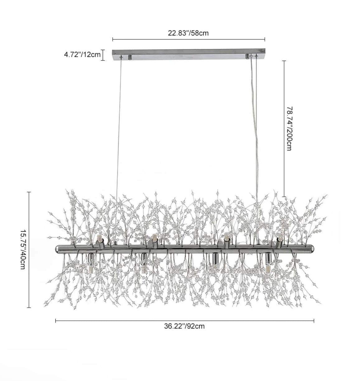  Crystal Dandelion Chandelier sold by Fleurlovin, Free Shipping Worldwide