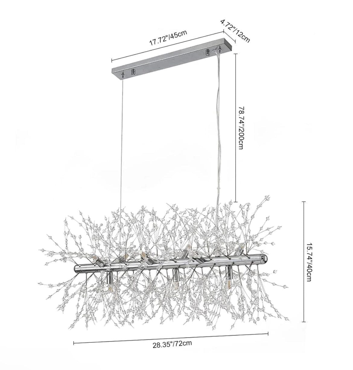  Crystal Dandelion Chandelier sold by Fleurlovin, Free Shipping Worldwide