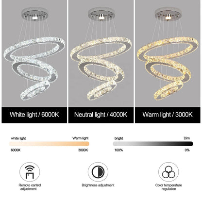  Crystal ring pendant chandelier sold by Fleurlovin, Free Shipping Worldwide