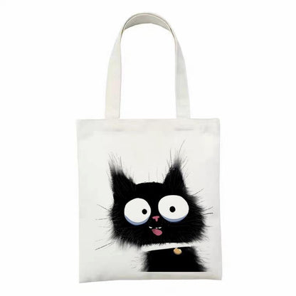  Cute Action Cat Tote Bag sold by Fleurlovin, Free Shipping Worldwide