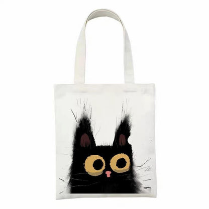  Cute Action Cat Tote Bag sold by Fleurlovin, Free Shipping Worldwide