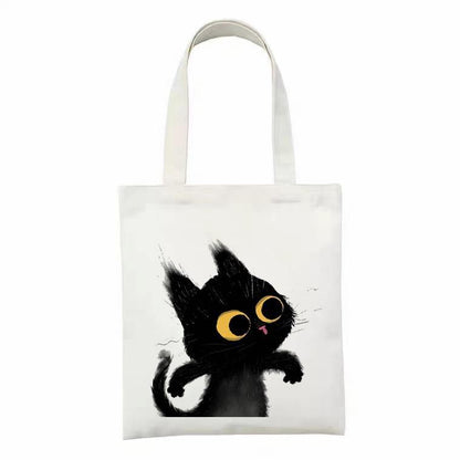  Cute Action Cat Tote Bag sold by Fleurlovin, Free Shipping Worldwide