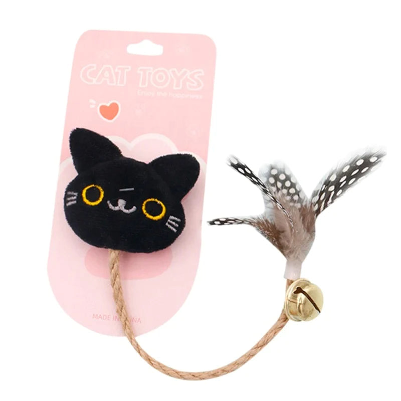  Cute Animals Feather Bell Catnip Toy sold by Fleurlovin, Free Shipping Worldwide