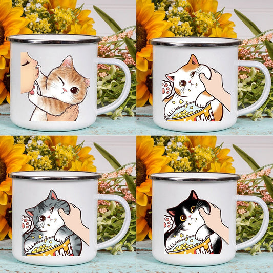  Cute Cartoon Cat Print Mugs sold by Fleurlovin, Free Shipping Worldwide