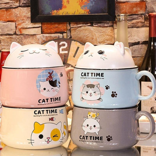  Cute Cat Bowl sold by Fleurlovin, Free Shipping Worldwide