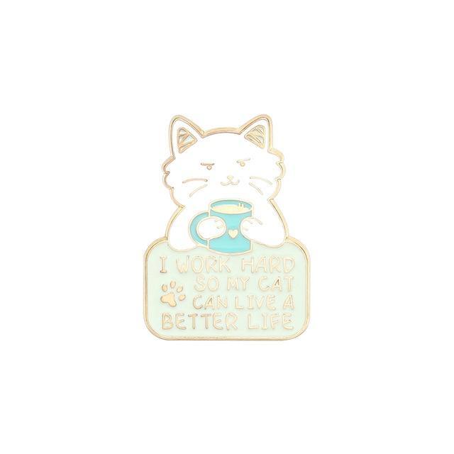  Cute Cat Brooch sold by Fleurlovin, Free Shipping Worldwide